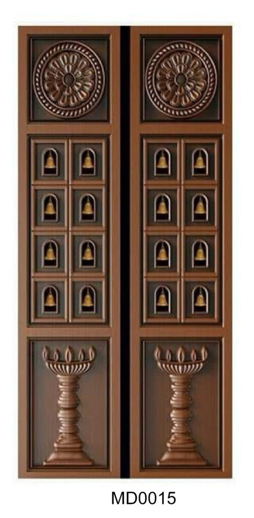 teak veneer door design